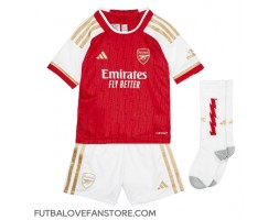 Arsenal Gabriel Jesus #9 Domáci Detský futbalový dres 2023-24 Krátky Rukáv (+ trenírky)